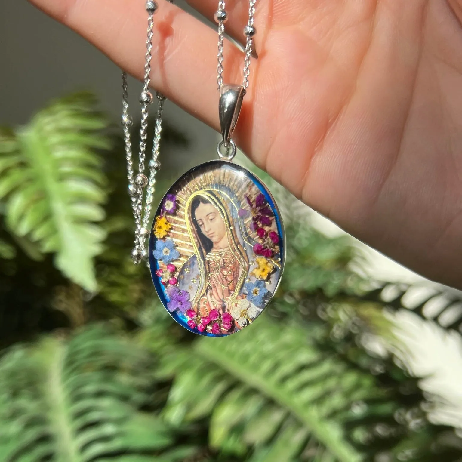 Flores Para Guadalupe Necklace