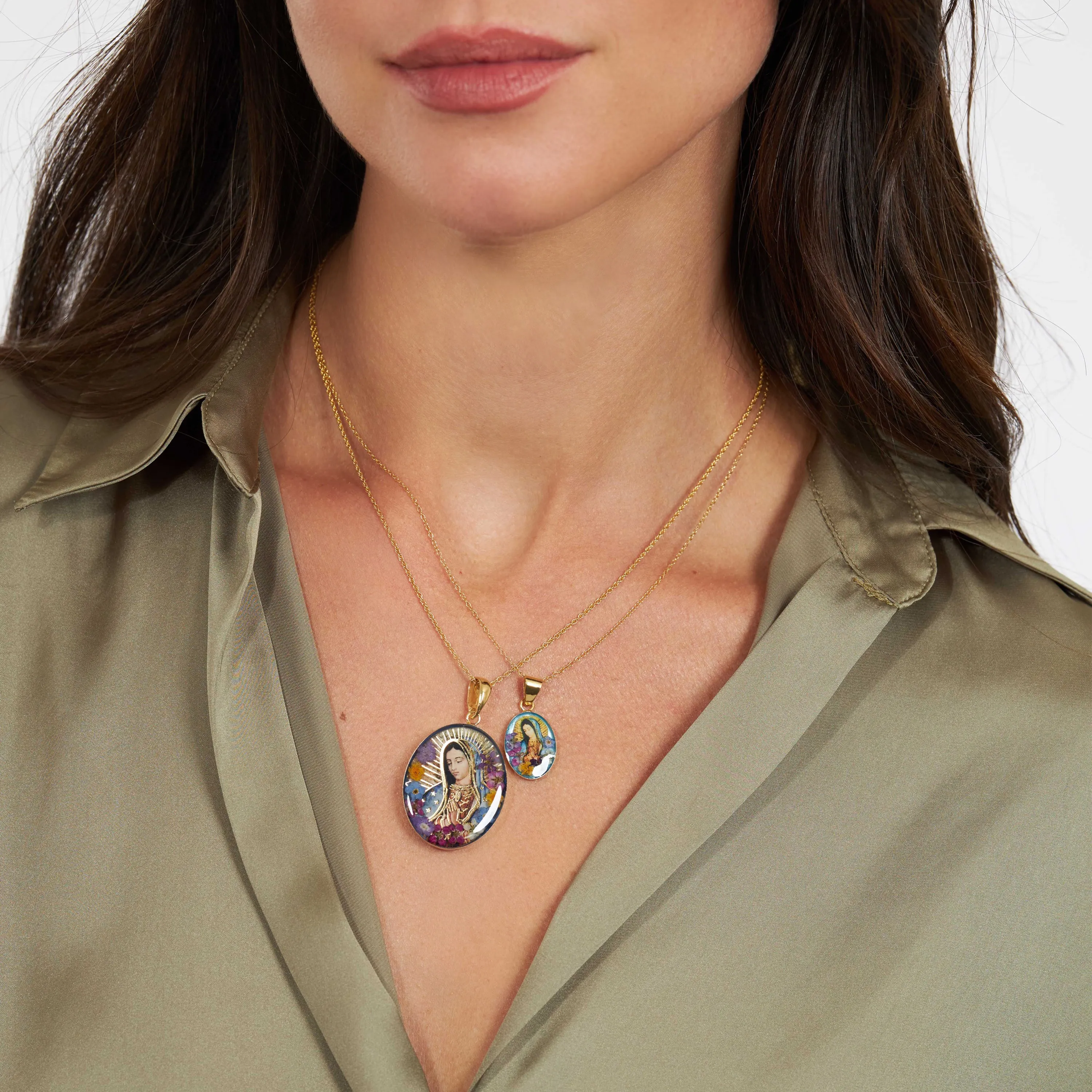 Flores Para Guadalupe Necklace