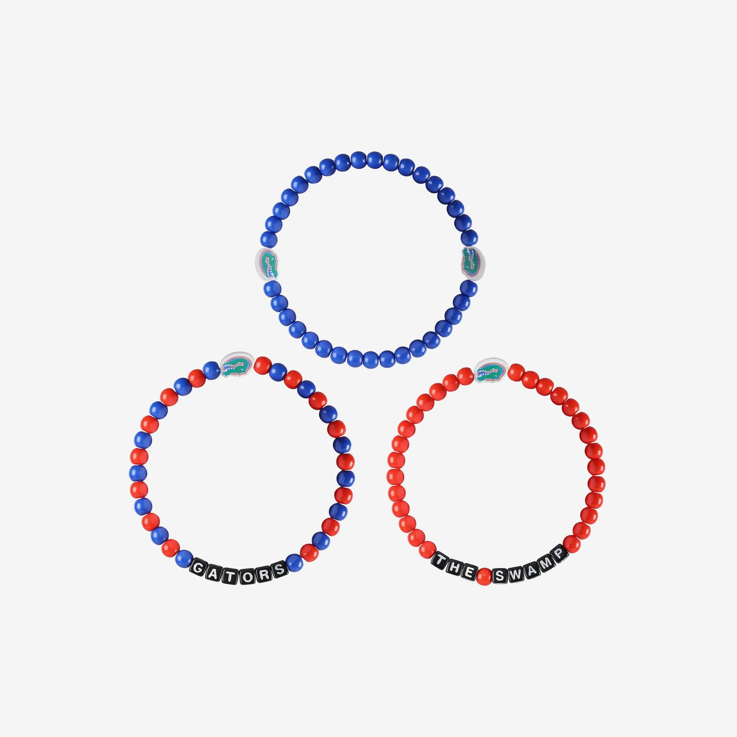 Florida Gators 3 Pack Beaded Friendship Bracelet
