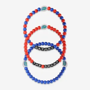 Florida Gators 3 Pack Beaded Friendship Bracelet
