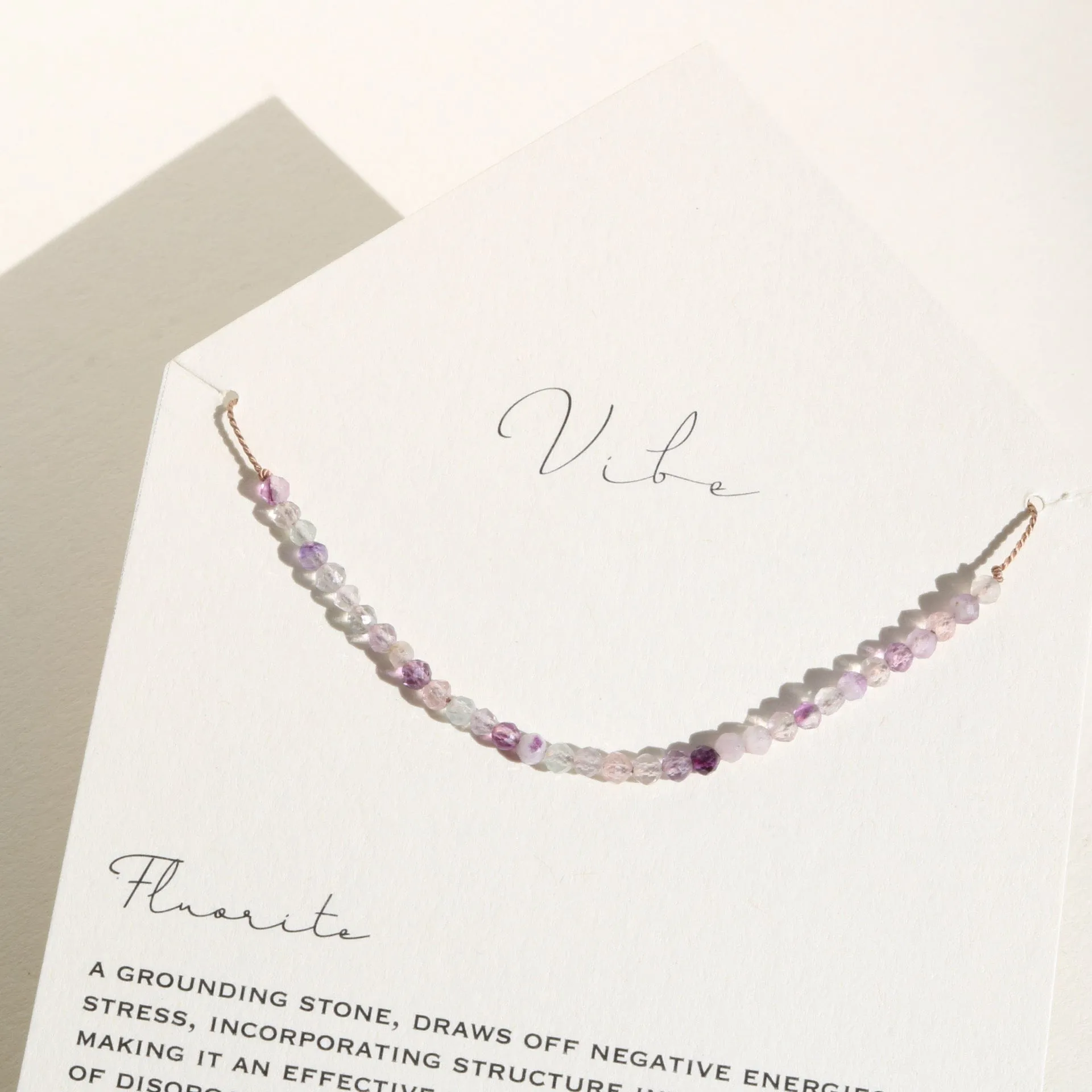 FLUORITE BEADED