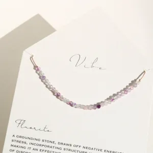 FLUORITE BEADED