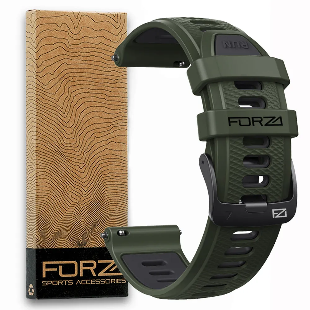 FORZA Elite 20mm Quick Release Two Tone Watch Strap for Garmin