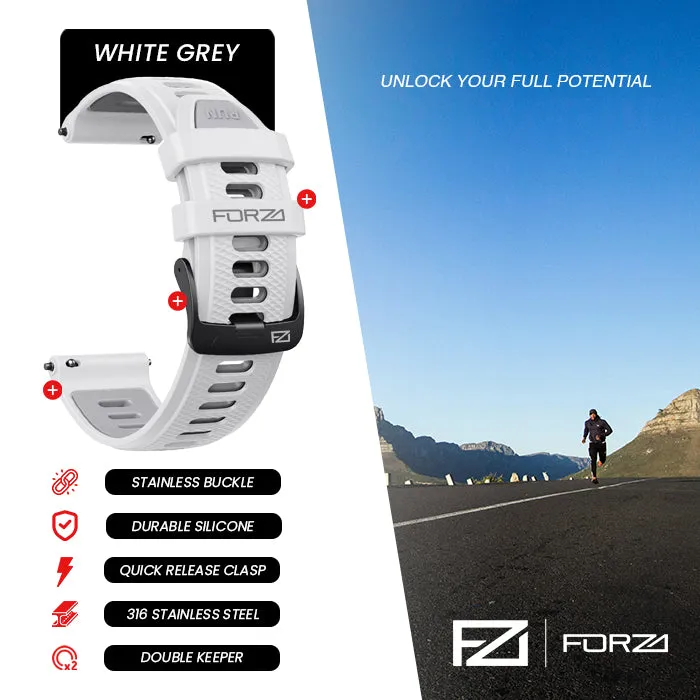 FORZA Elite 20mm Quick Release Two Tone Watch Strap for Garmin