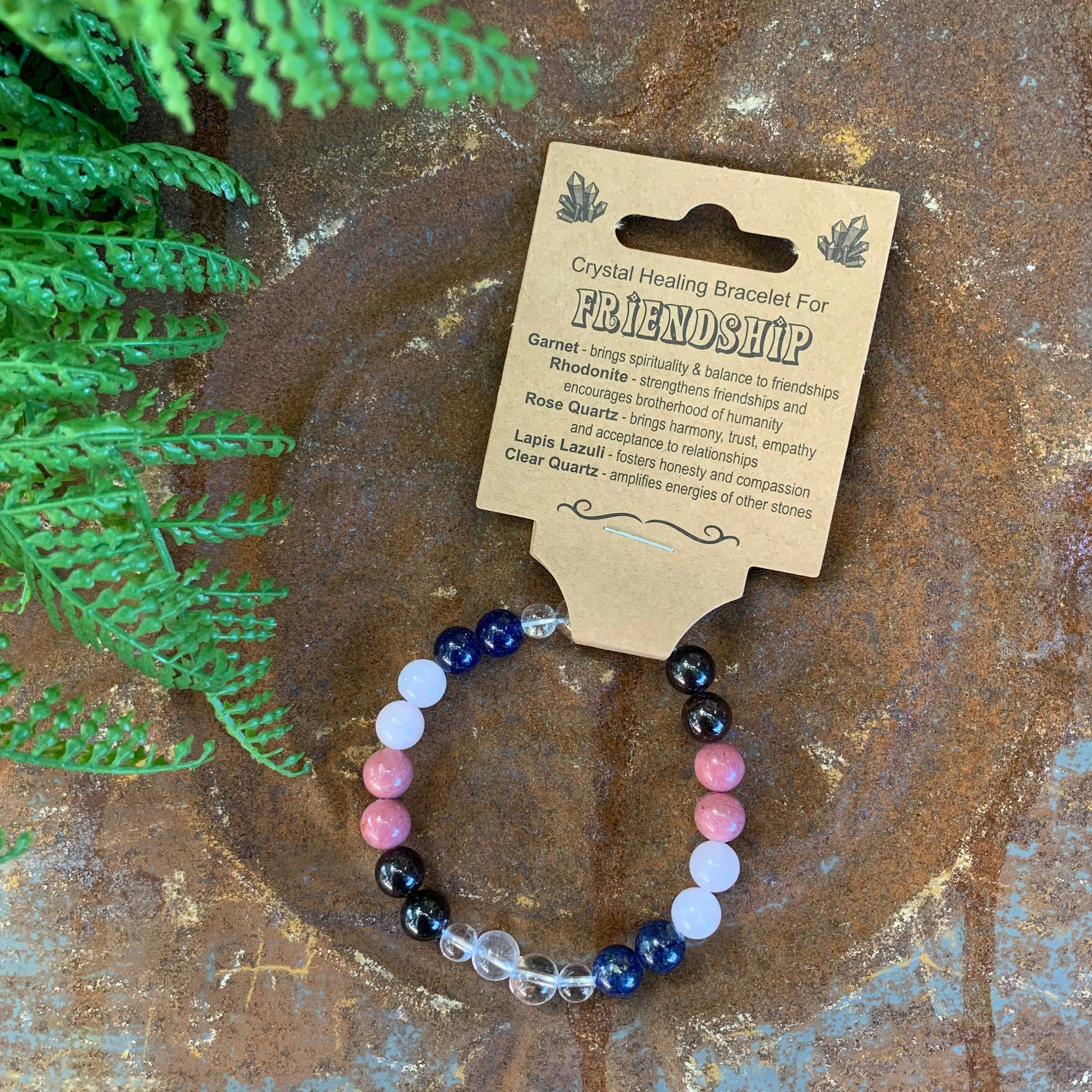 “Friendship” Crystal Healing Bracelet