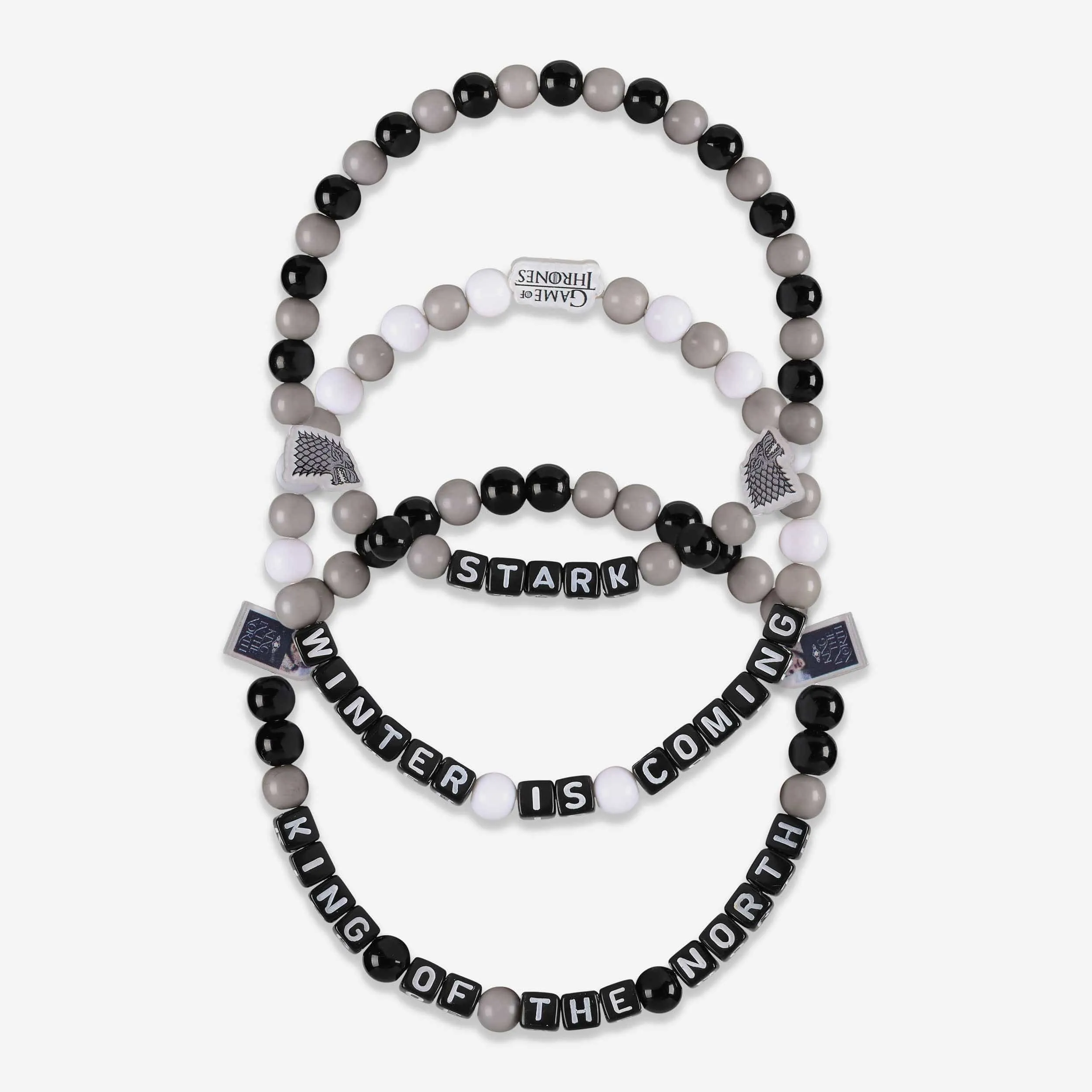Game of Thrones™ House Stark 3 Pack Beaded Friendship Bracelet