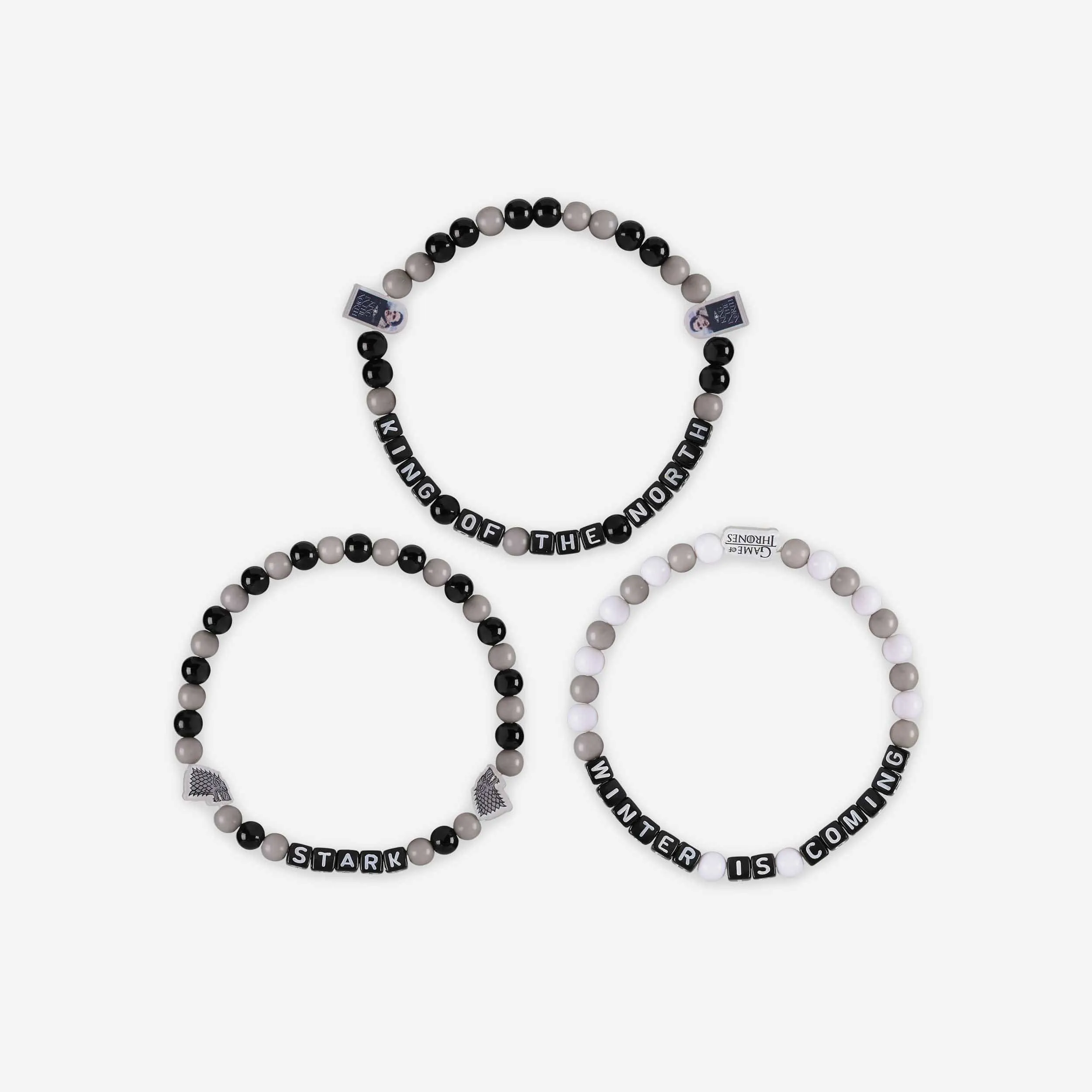 Game of Thrones™ House Stark 3 Pack Beaded Friendship Bracelet