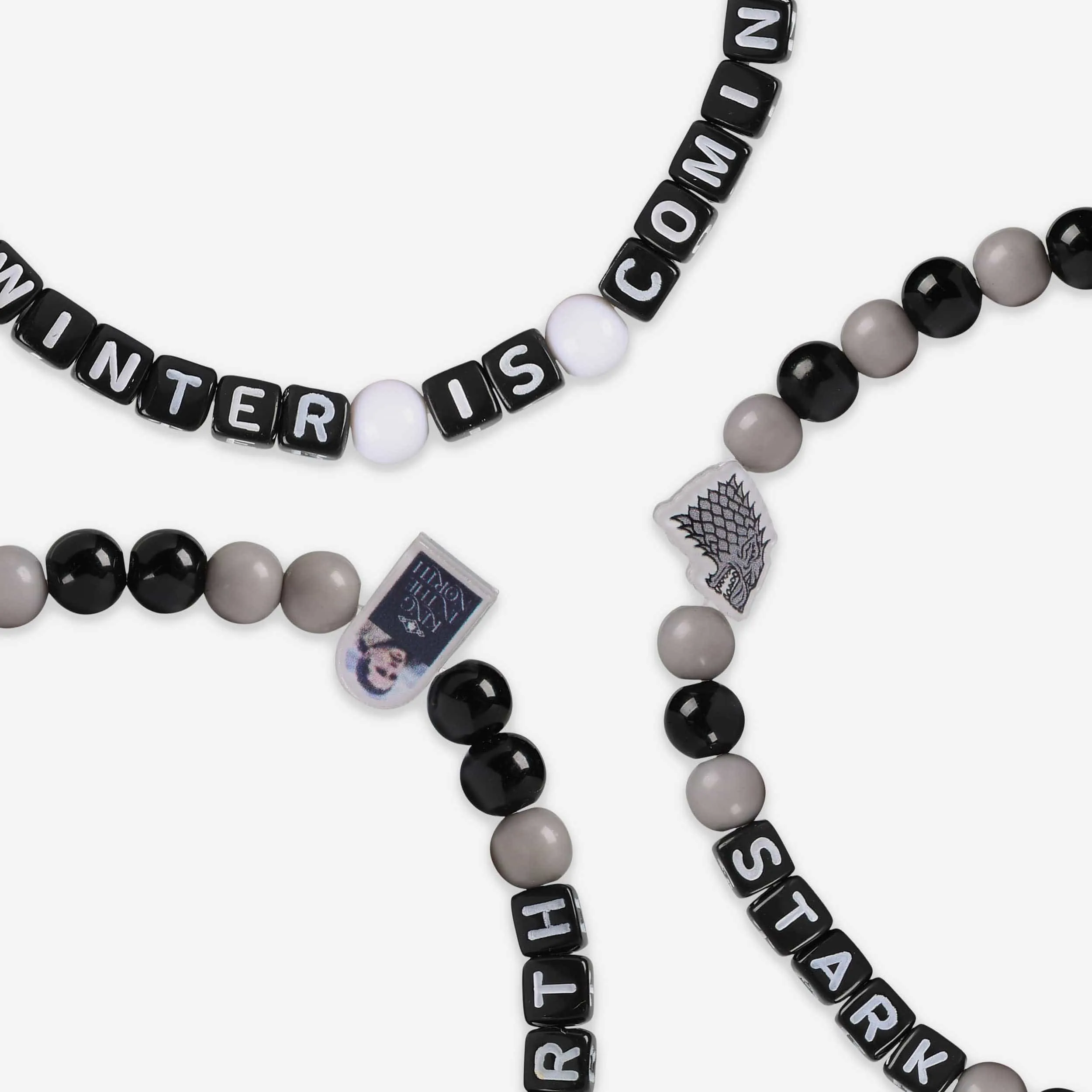 Game of Thrones™ House Stark 3 Pack Beaded Friendship Bracelet