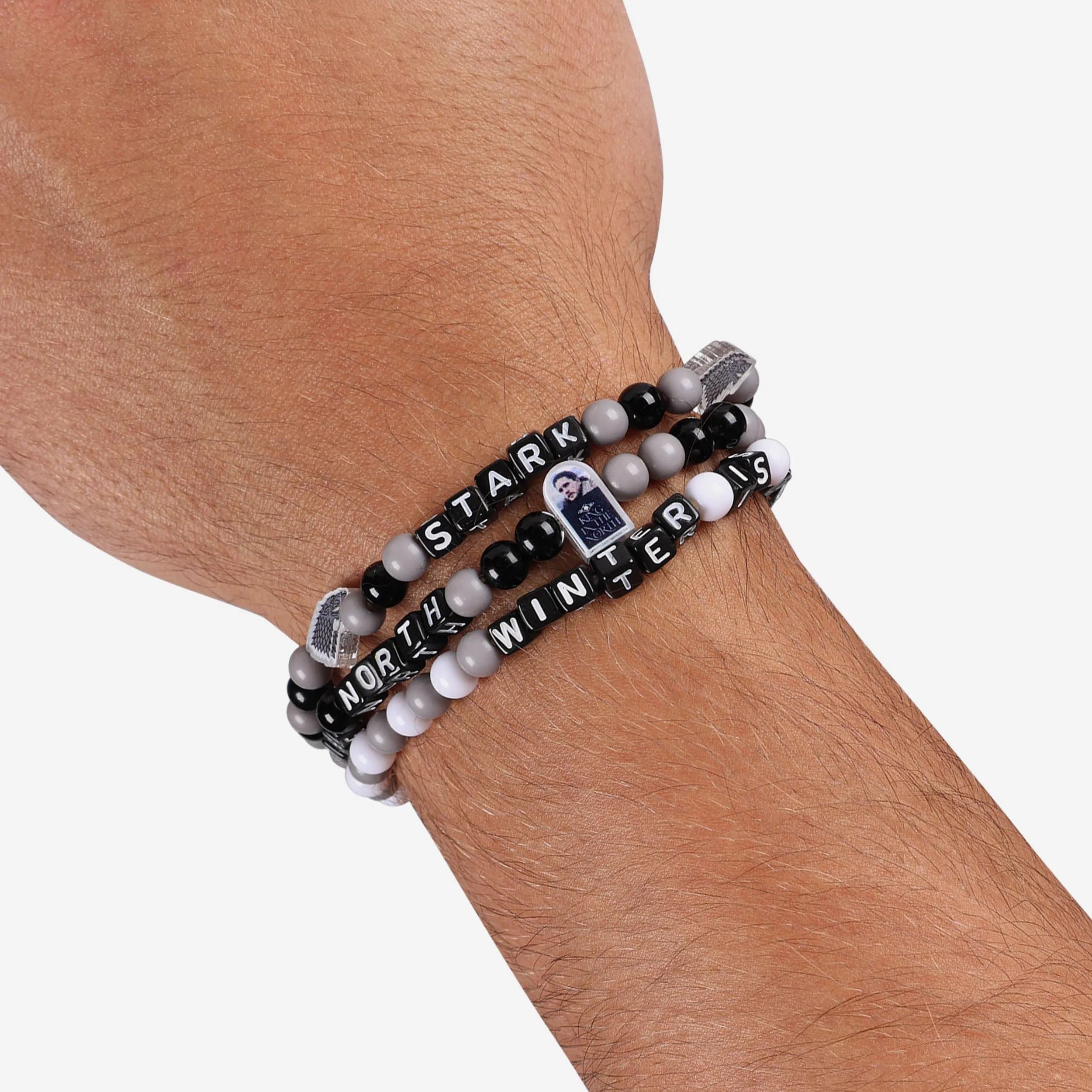 Game of Thrones™ House Stark 3 Pack Beaded Friendship Bracelet