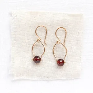 Garnet Delhi Earrings