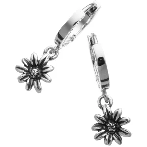 Giovanni Raspini silver earrings huggie margherita 10702