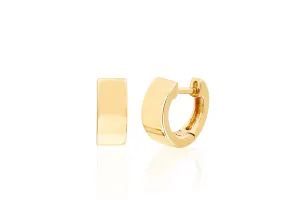 Gold Jumbo Huggie Earrings