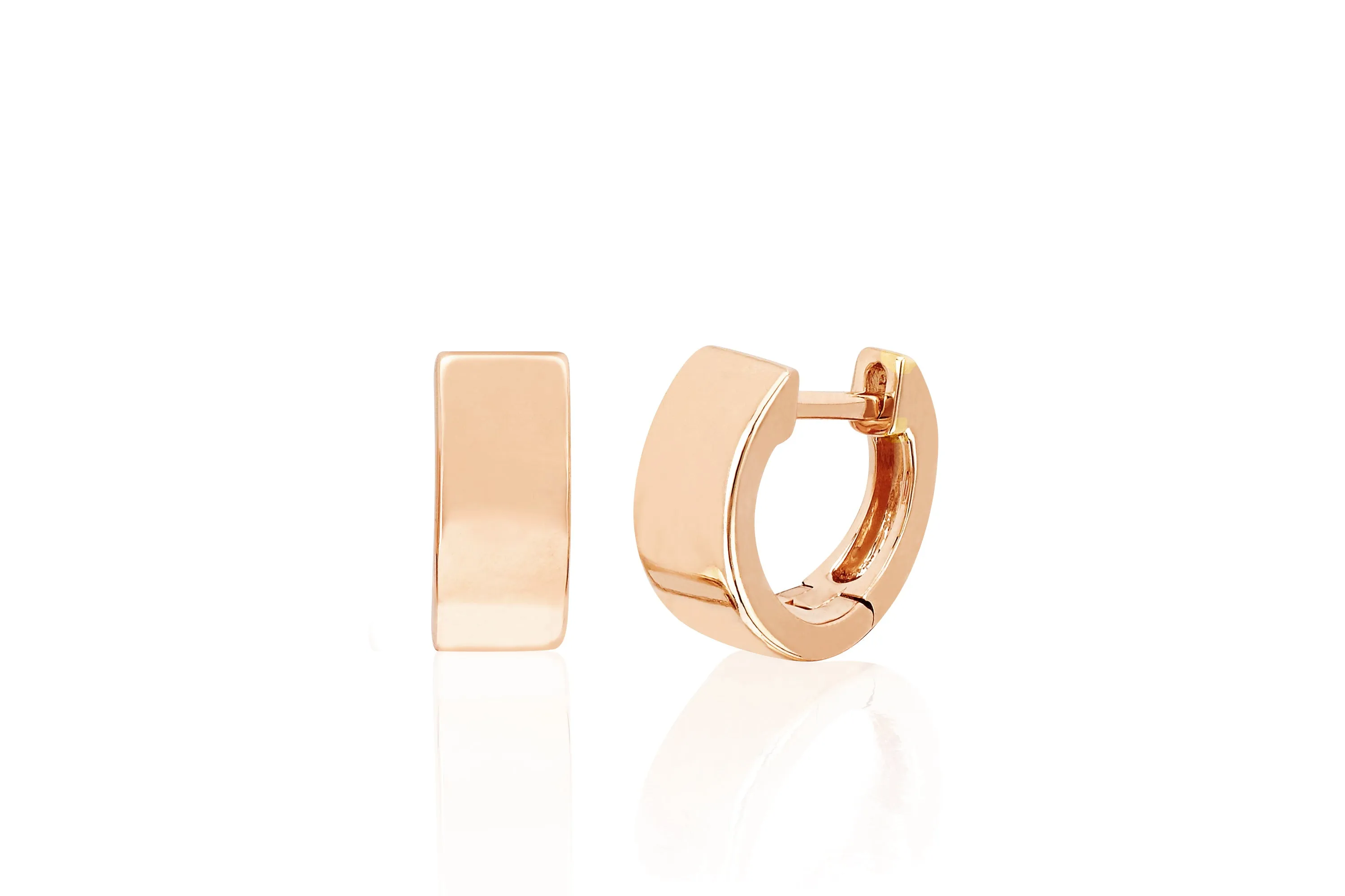Gold Jumbo Huggie Earrings