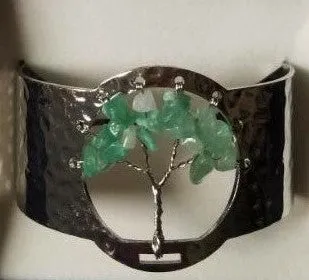 Green aventurine Tree of Life Bracelet