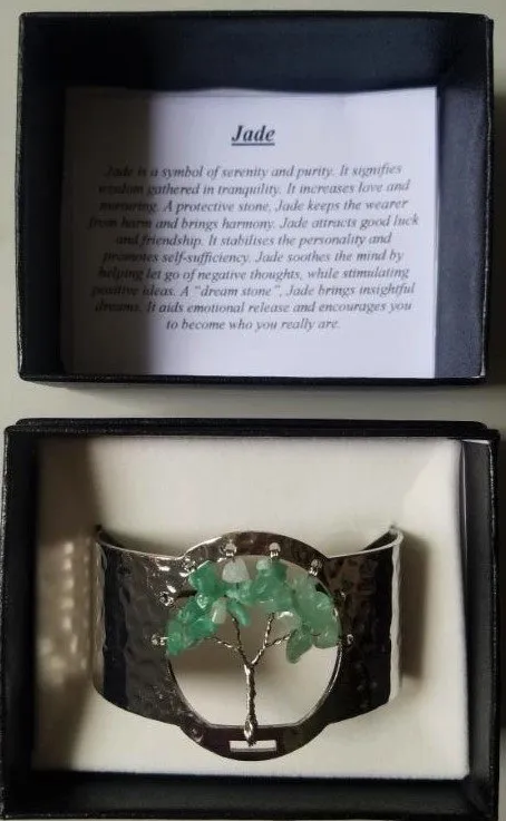 Green aventurine Tree of Life Bracelet