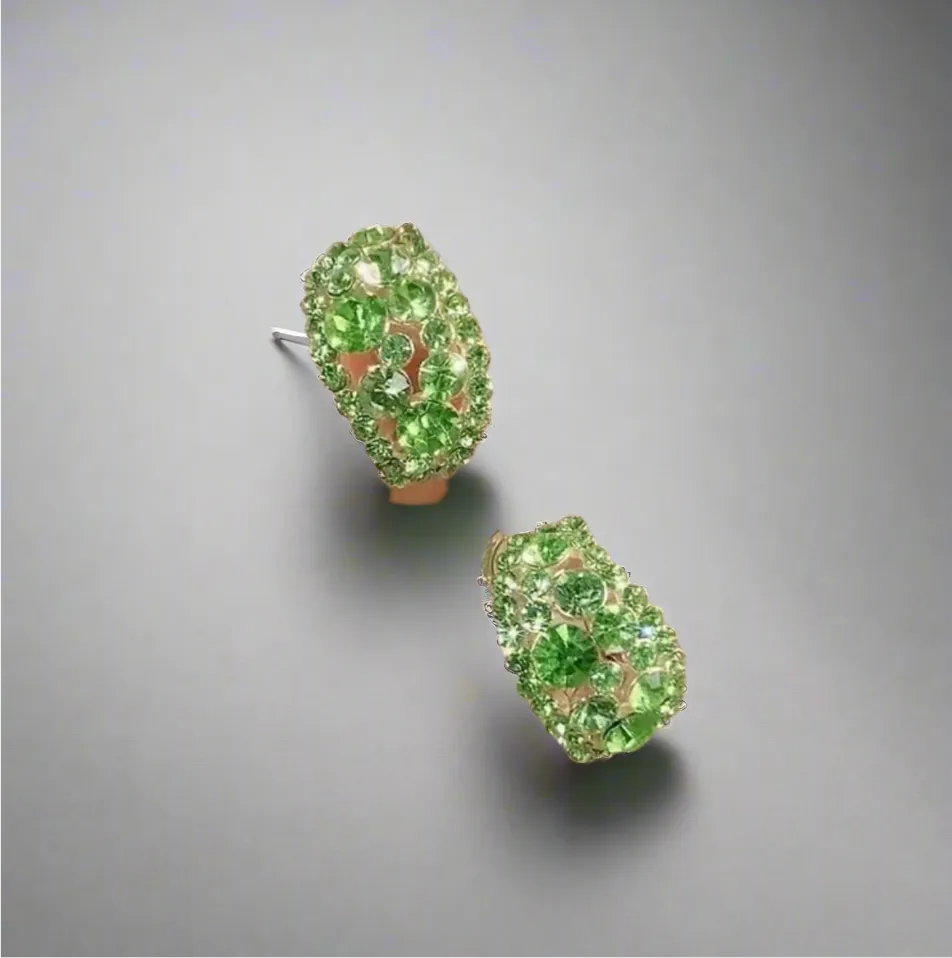 Green Gold Earrings