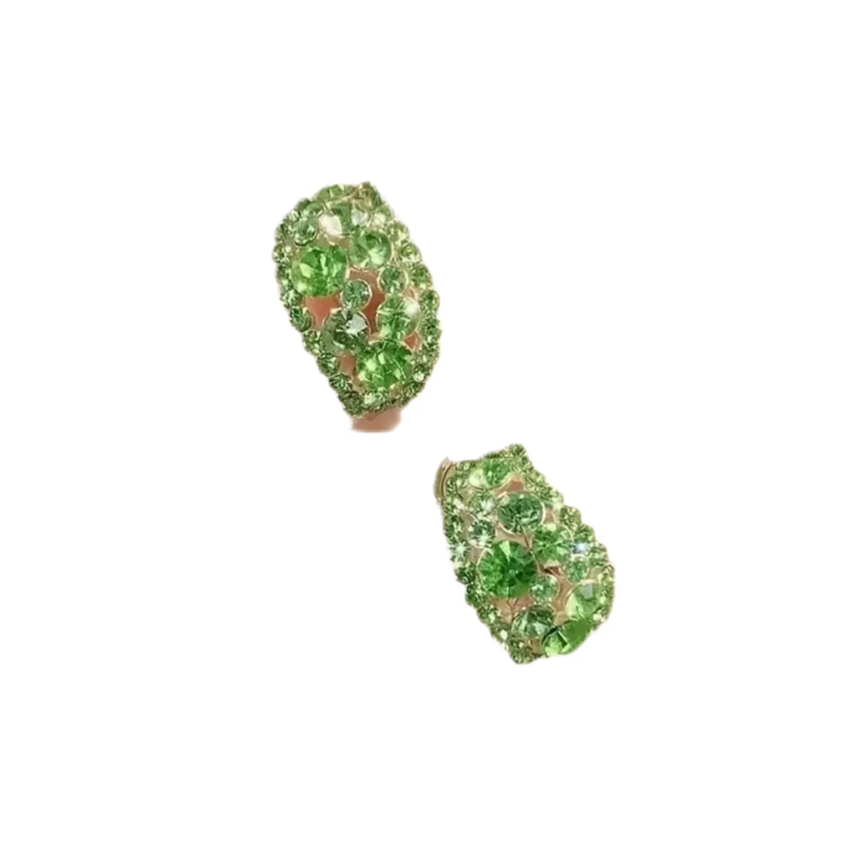 Green Gold Earrings
