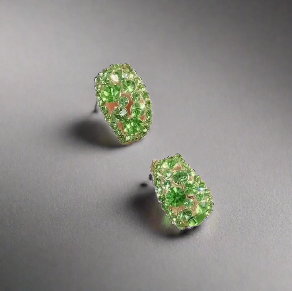 Green Gold Earrings