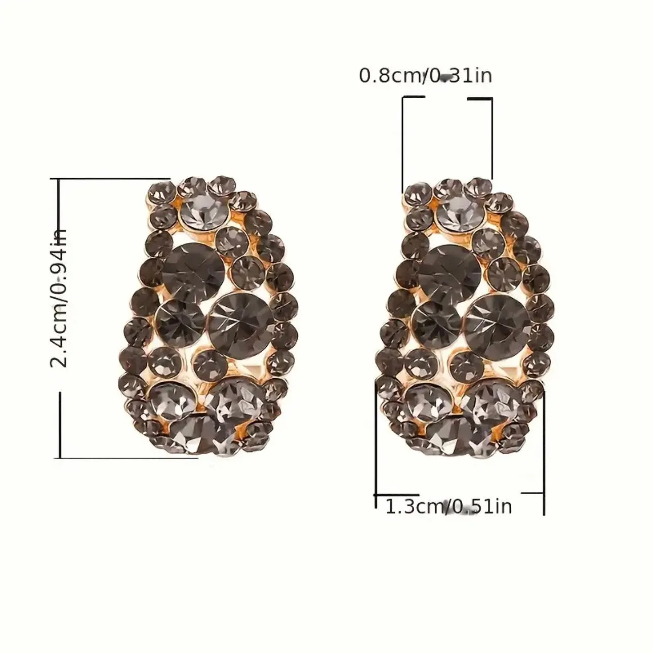 Green Gold Earrings