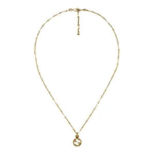 Gucci 18K Yellow Gold Interlocking G Beaded Chain Necklace