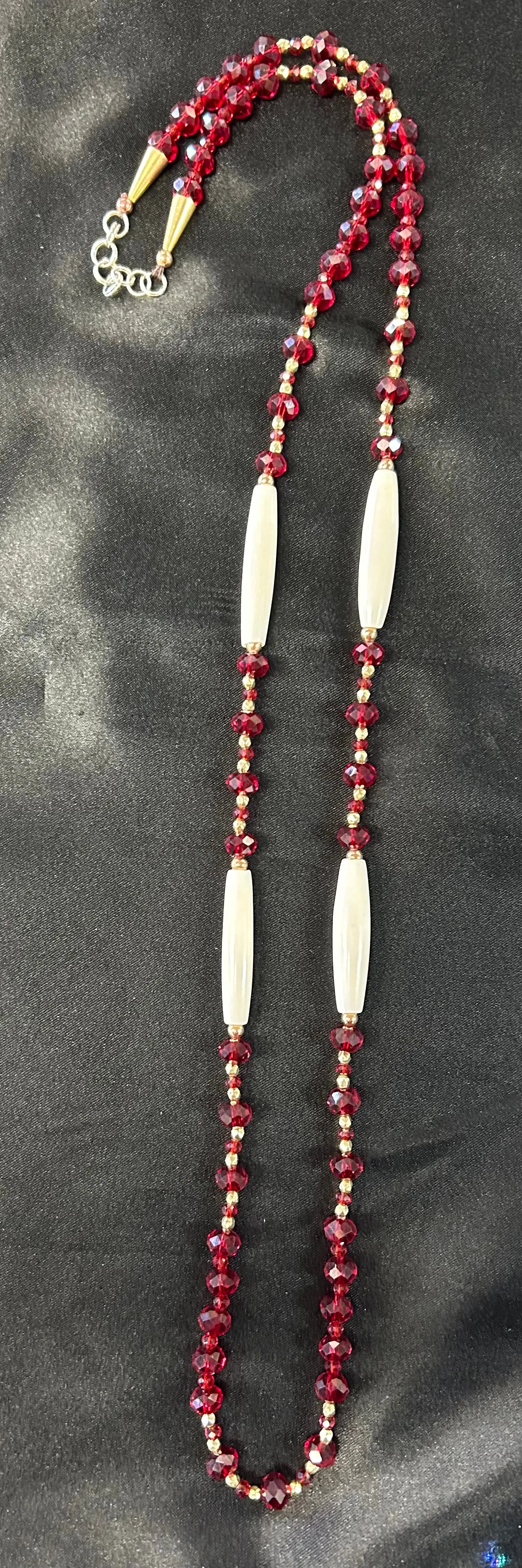 Hairpipe and Glass Beads Necklaces