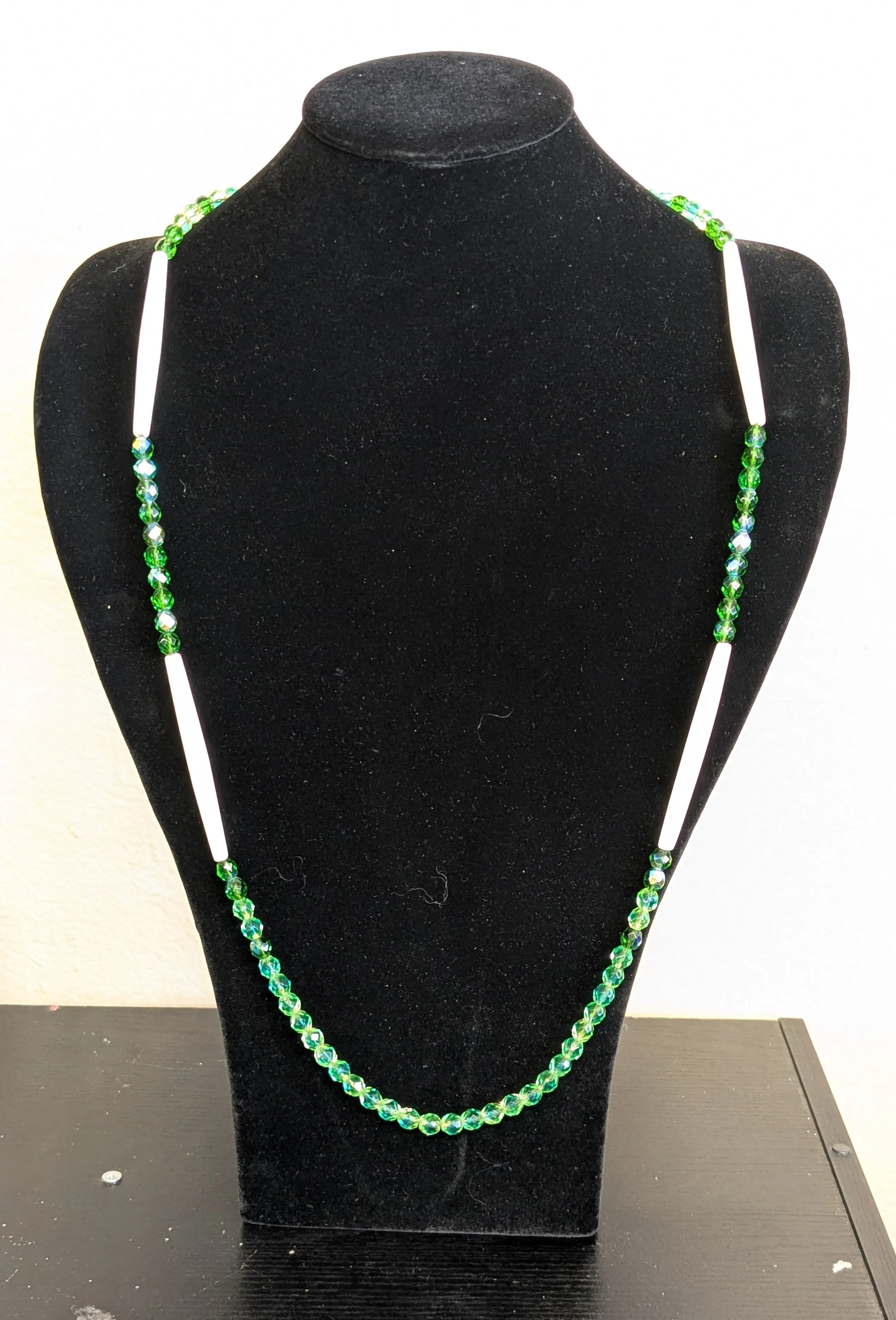 Hairpipe and Glass Beads Necklaces