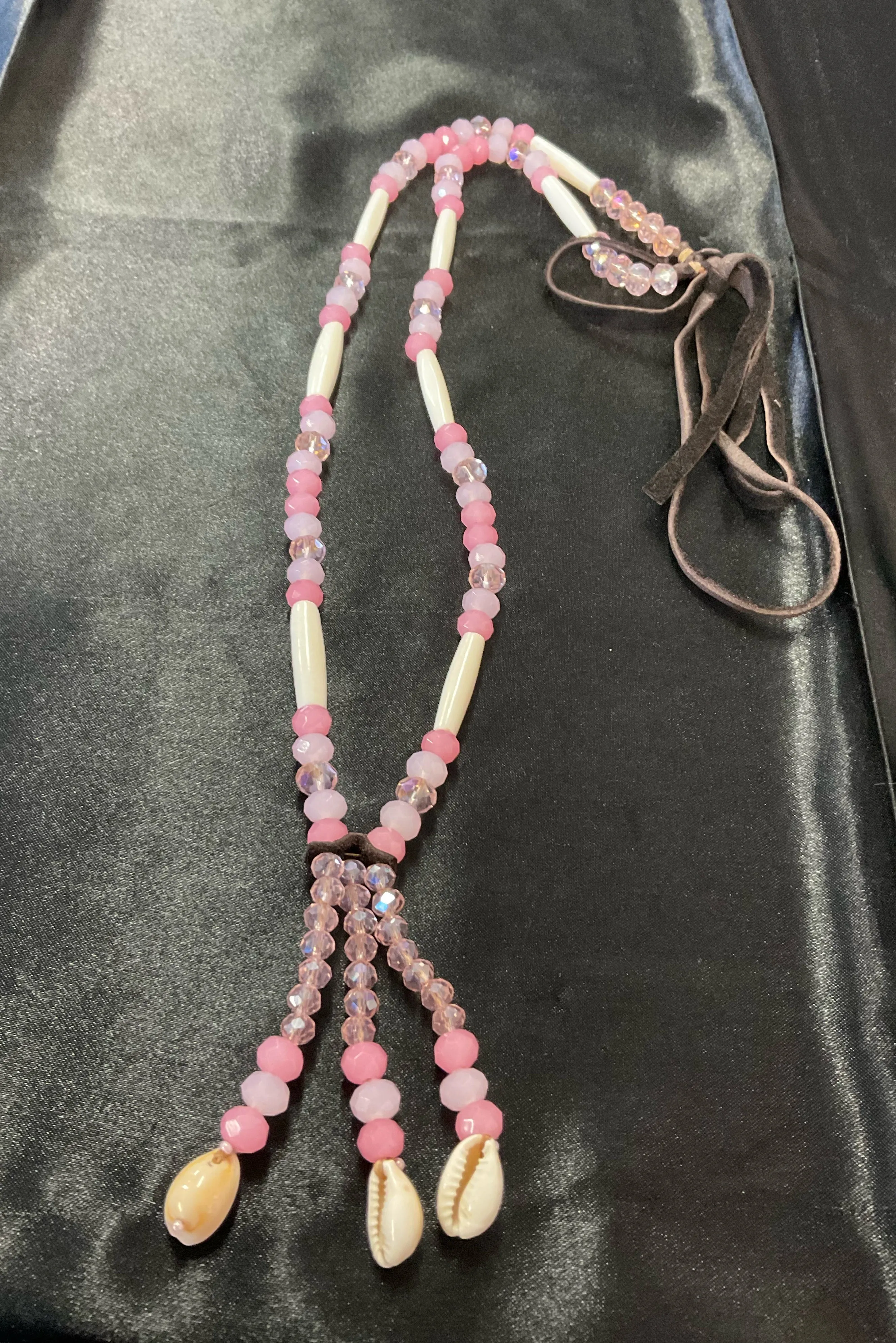 Hairpipe and Glass Beads Necklaces