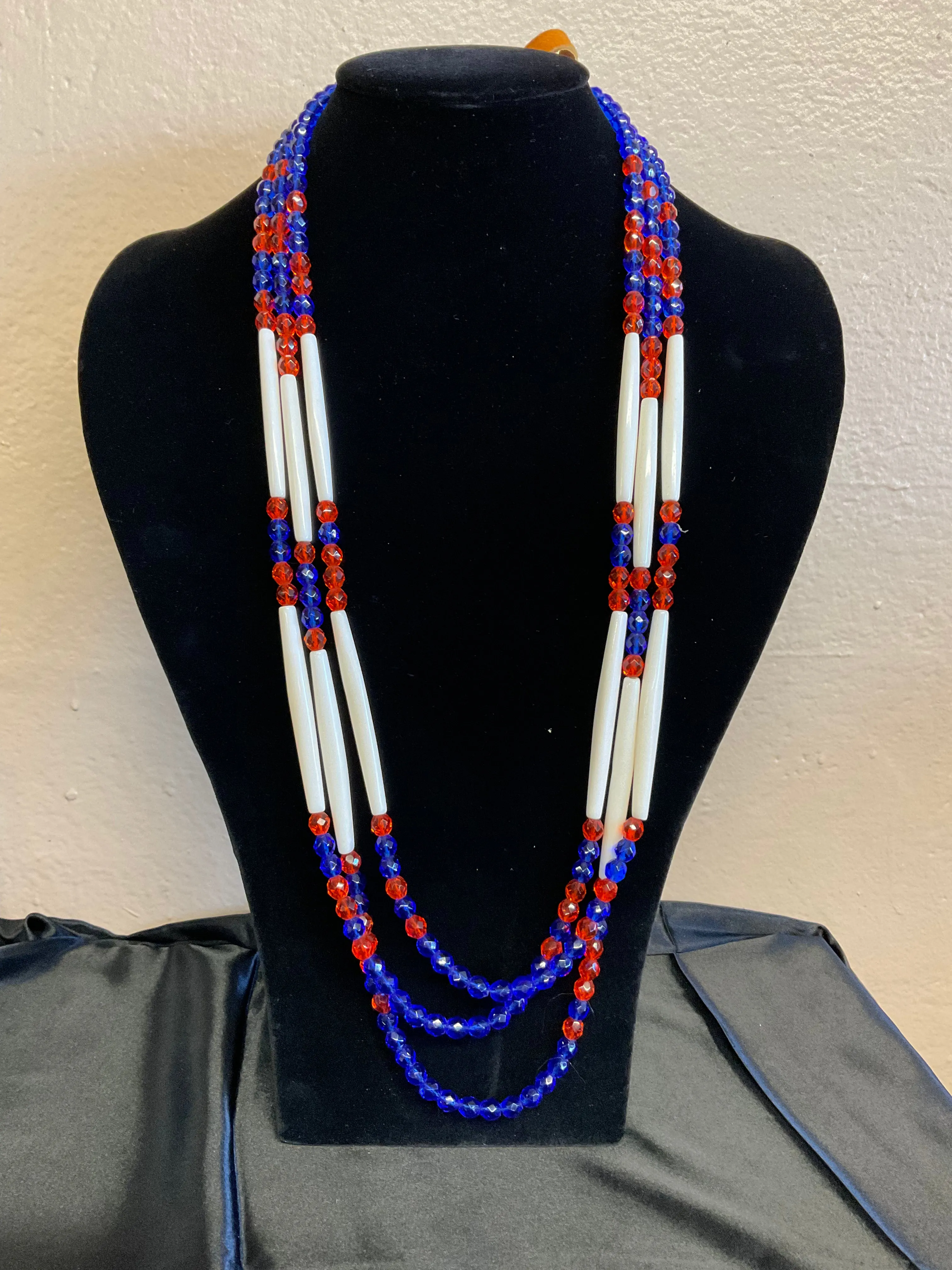 Hairpipe and Glass Beads Necklaces