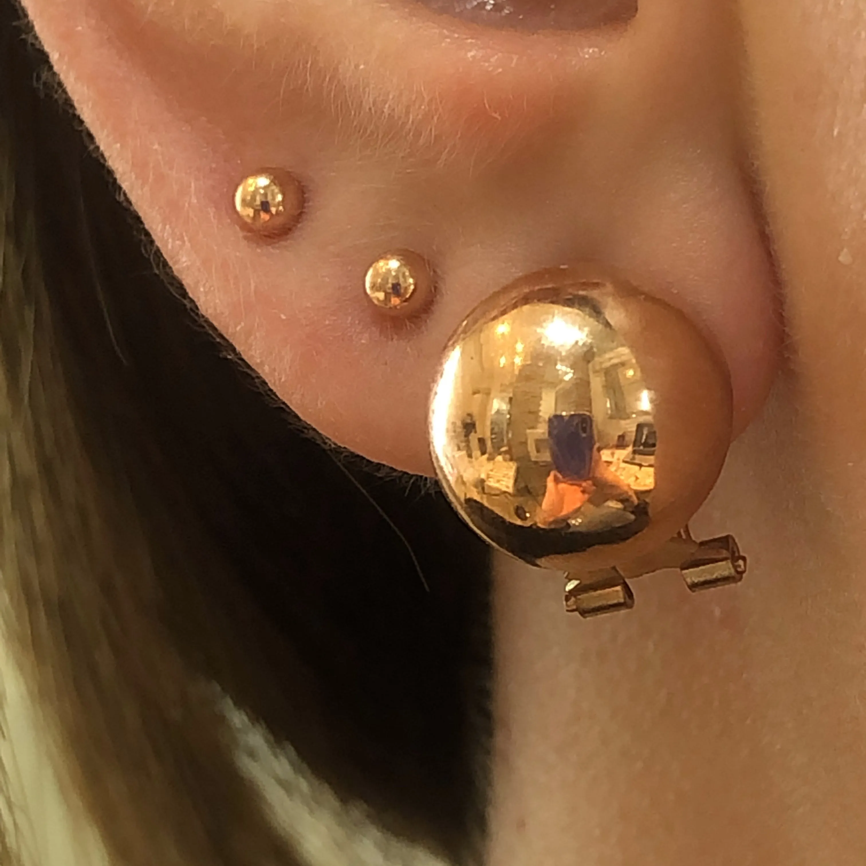 Half Ball Earrings 51683