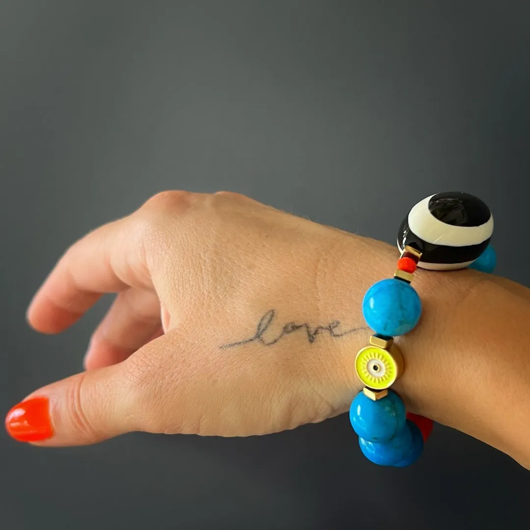 Happiness Turquoise Eye Bracelet