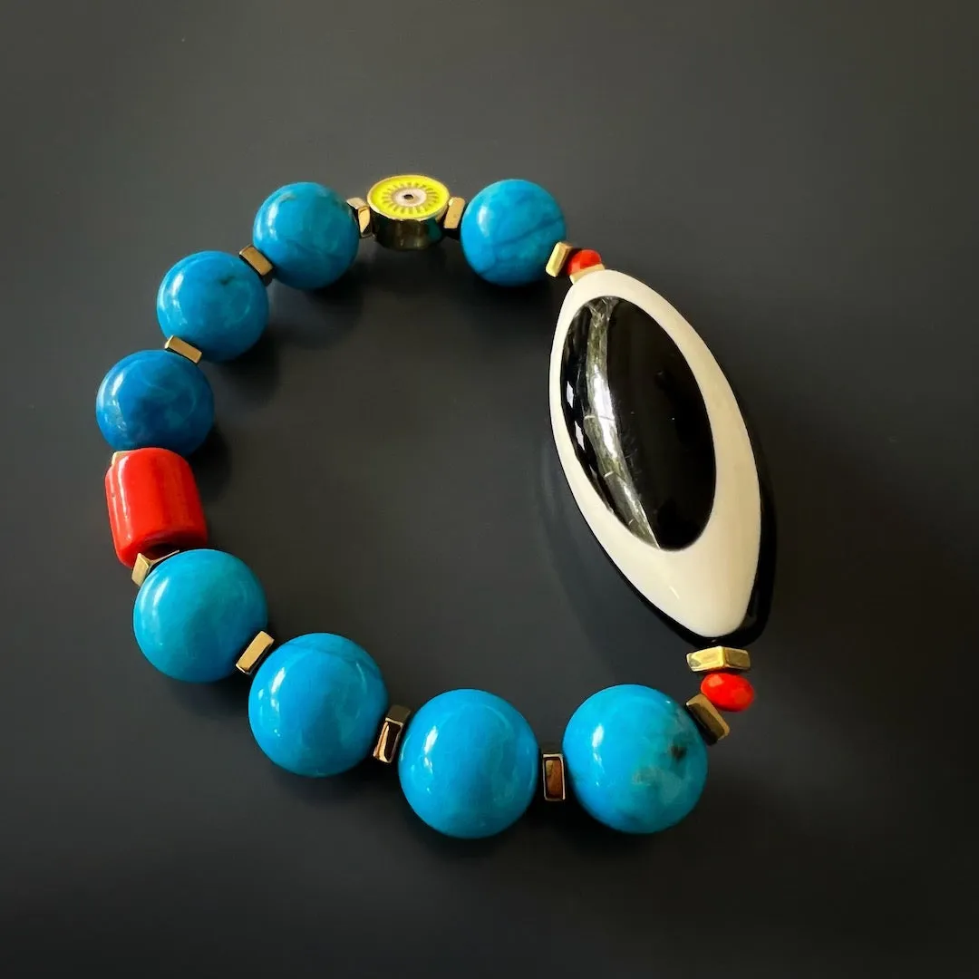 Happiness Turquoise Eye Bracelet
