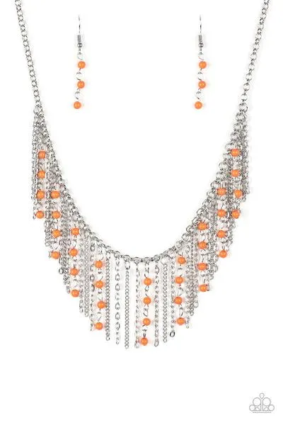 Harlem Hideaway - Orange Necklace