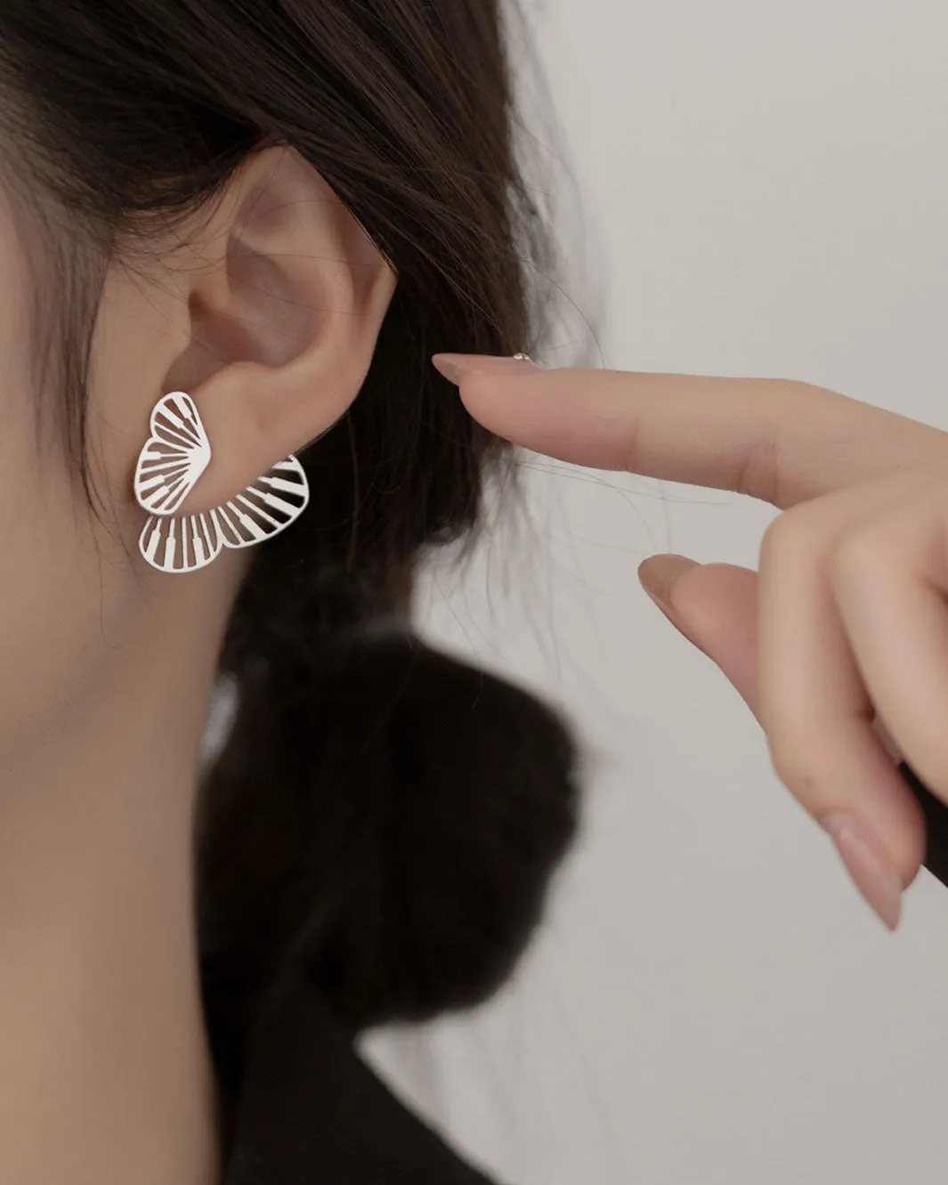 Hera Butterfly Jacket Earrings
