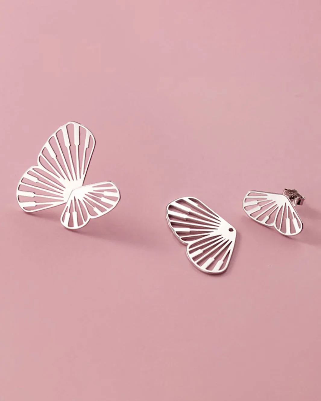 Hera Butterfly Jacket Earrings