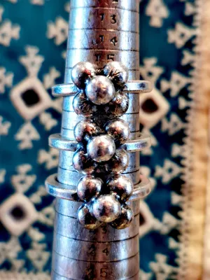 Hill tribe flower ring
