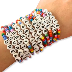 Hope | Beaded Friendship Stretch Bracelets