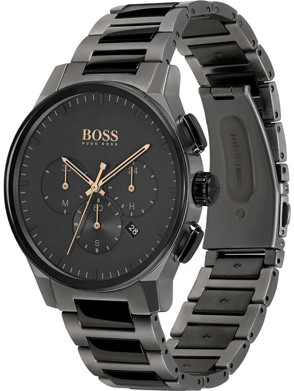 Hugo Boss Peak Black Chronograph Men's Watch 1513814