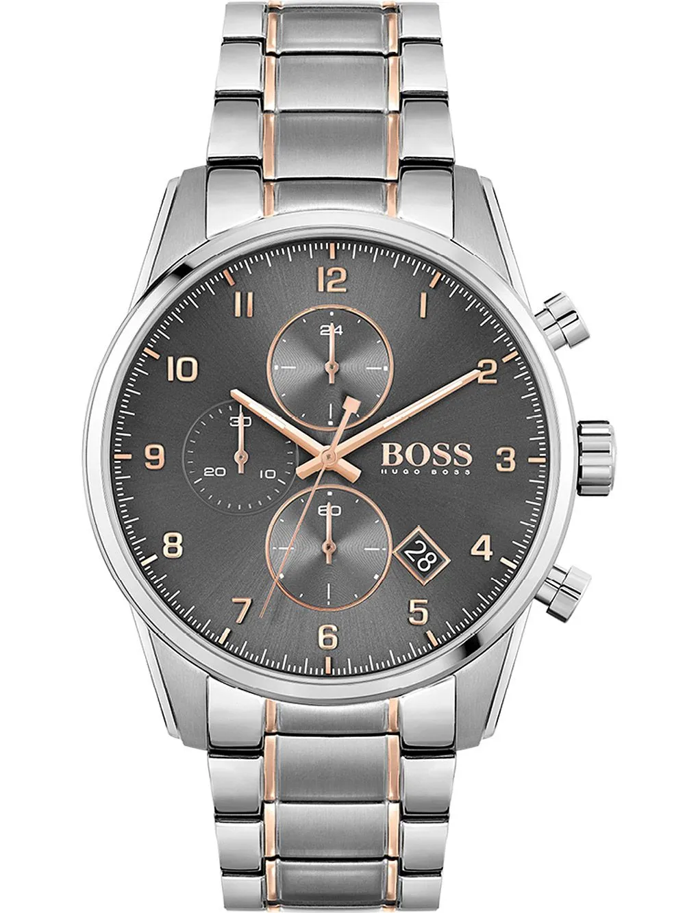 Hugo Boss Skymaster Two Tone Chronograph Men's Watch 1513789