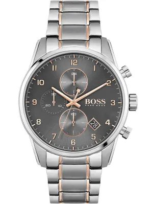 Hugo Boss Skymaster Two Tone Chronograph Men's Watch 1513789