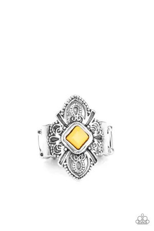 Impressive TREK Record Yellow Paparazzi Ring
