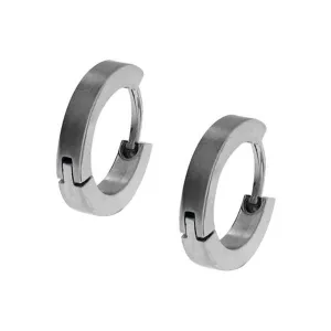 Inox Stainless Steel (2mm) Huggie Earrings
