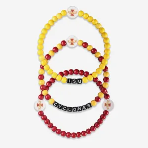 Iowa State Cyclones 3 Pack Beaded Friendship Bracelet