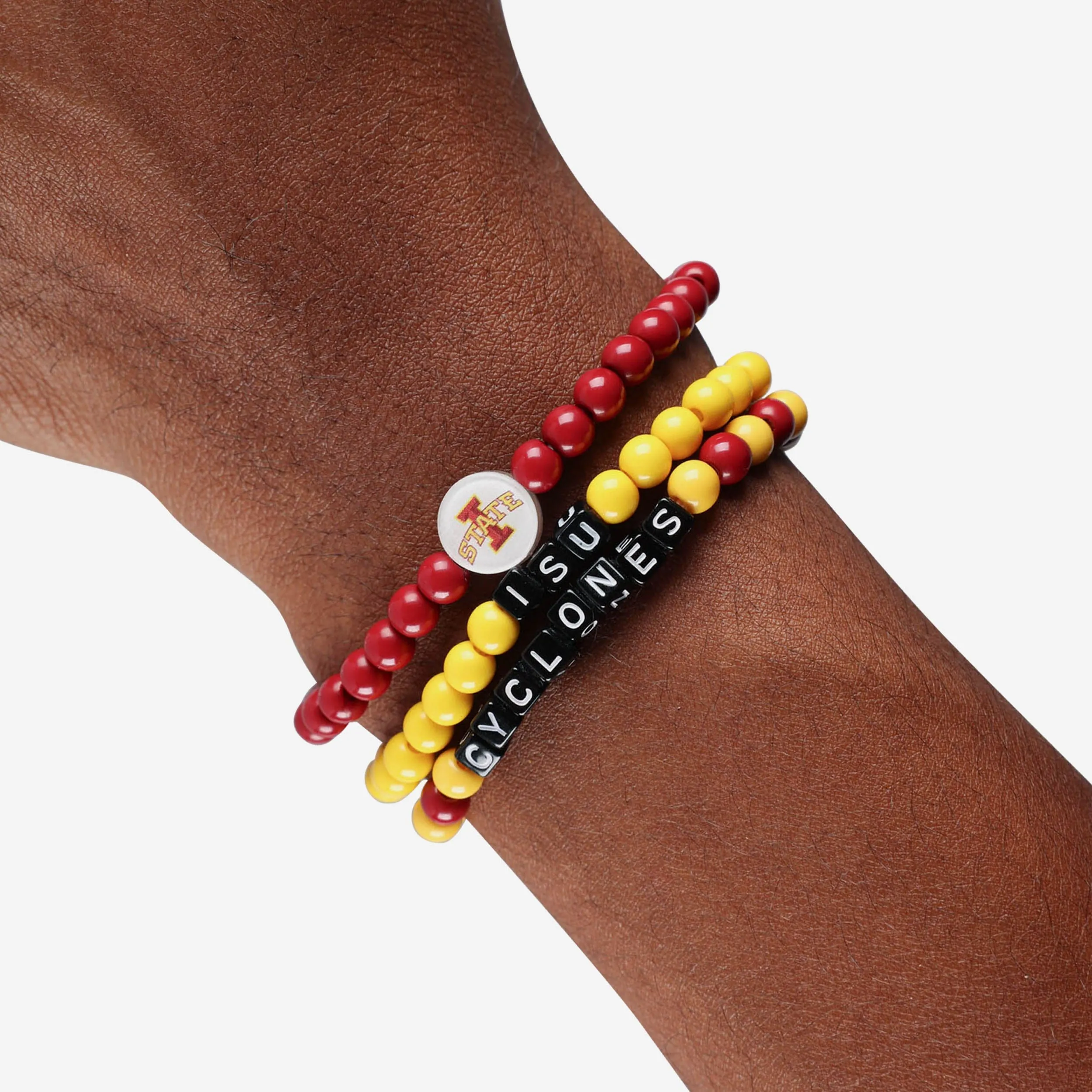 Iowa State Cyclones 3 Pack Beaded Friendship Bracelet