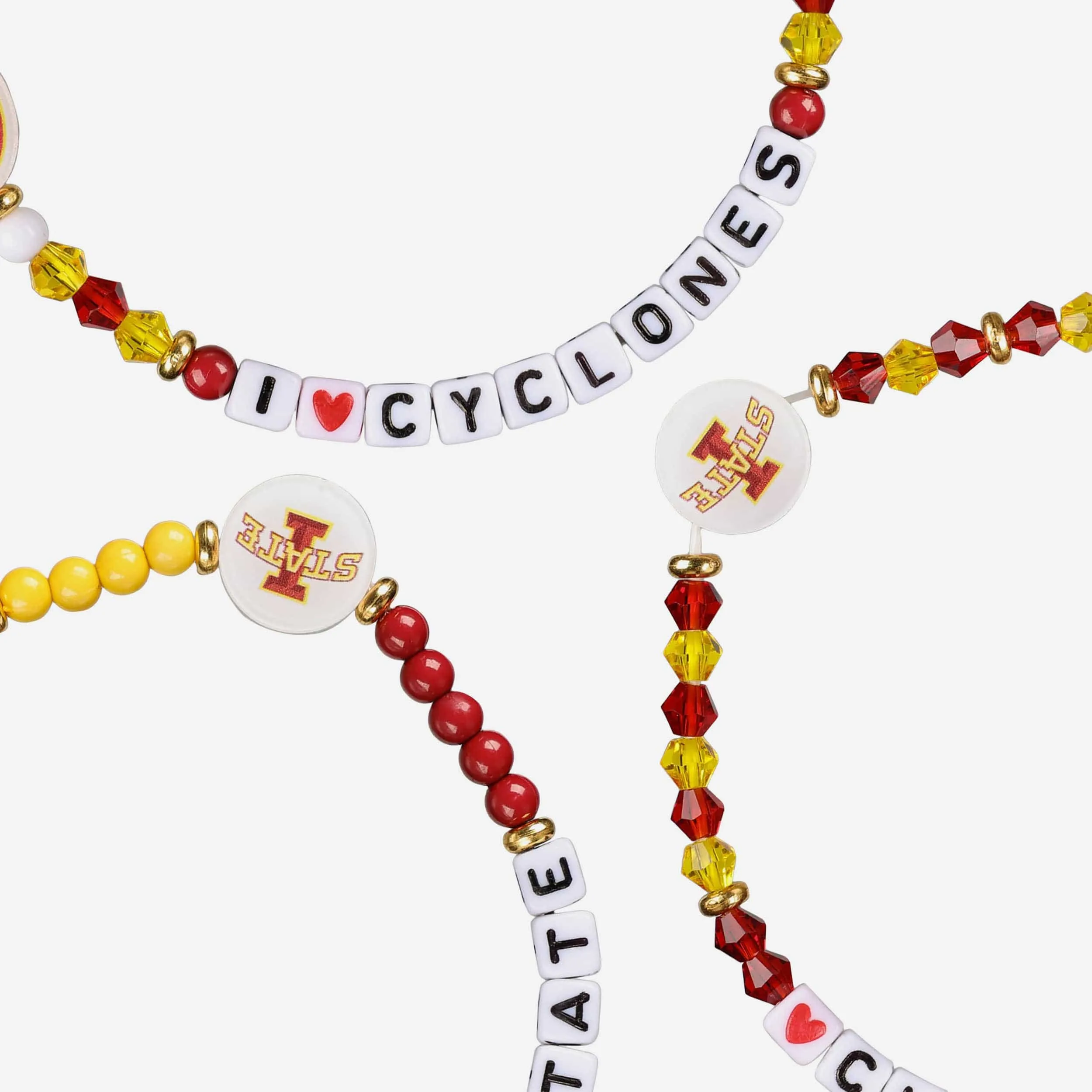 Iowa State Cyclones 3 Pack Friendship Bracelet