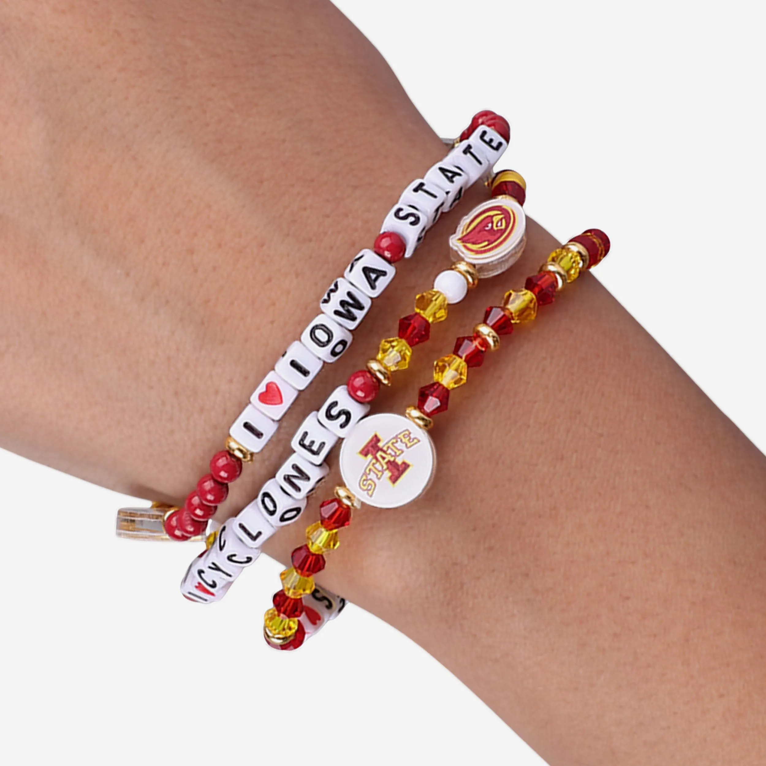 Iowa State Cyclones 3 Pack Friendship Bracelet