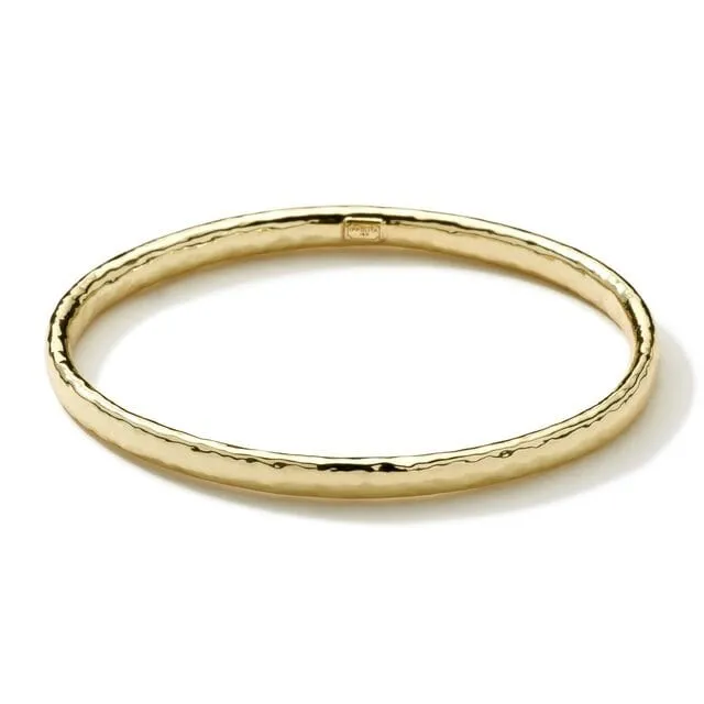 Ippolita 18K Yellow Gold Classico Hammered Bangle