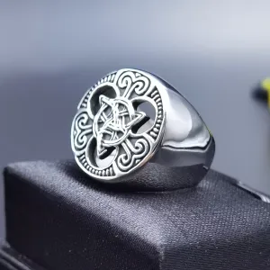 Ireland Knot Men's Ring 316L Stainless Steel Ring