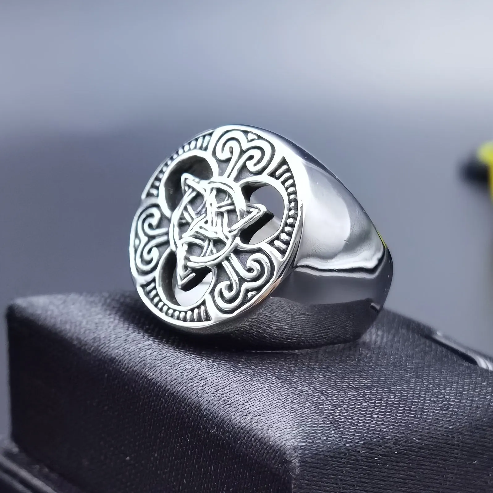 Ireland Knot Men's Ring 316L Stainless Steel Ring
