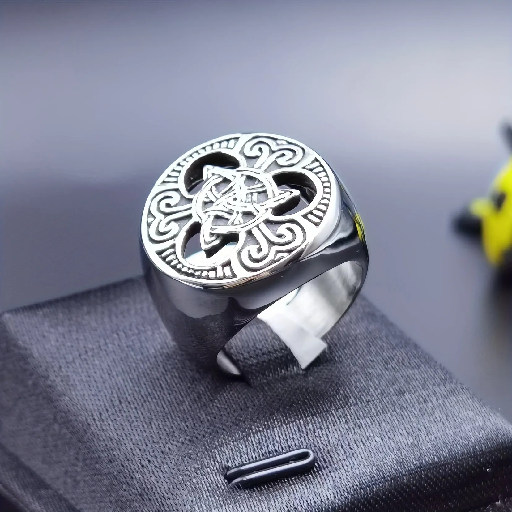 Ireland Knot Men's Ring 316L Stainless Steel Ring