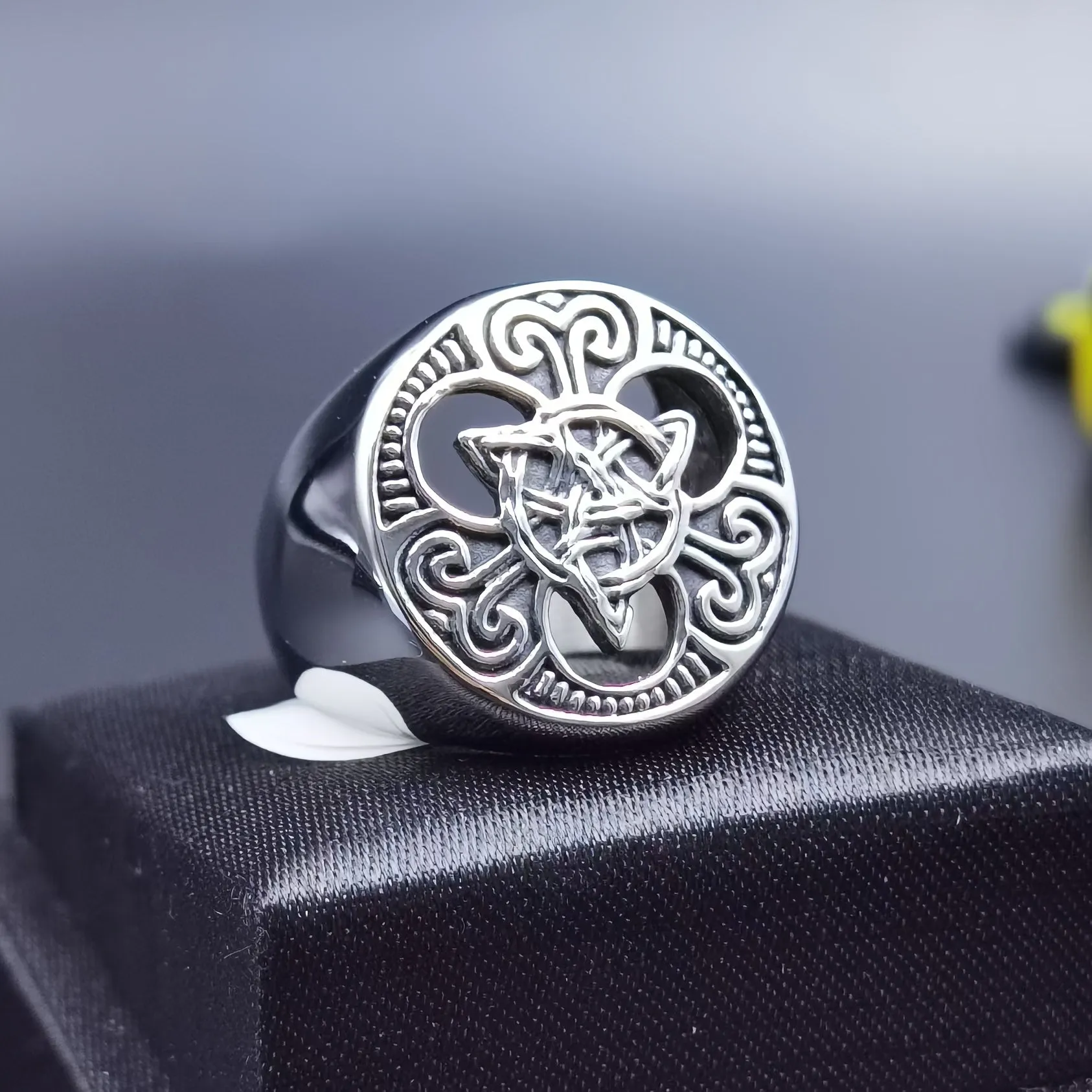 Ireland Knot Men's Ring 316L Stainless Steel Ring